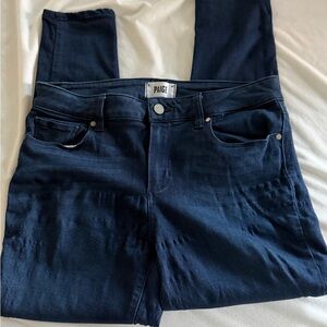 PAIGE Women's Verdugo Crop Dark Blue Jeans Sz 31